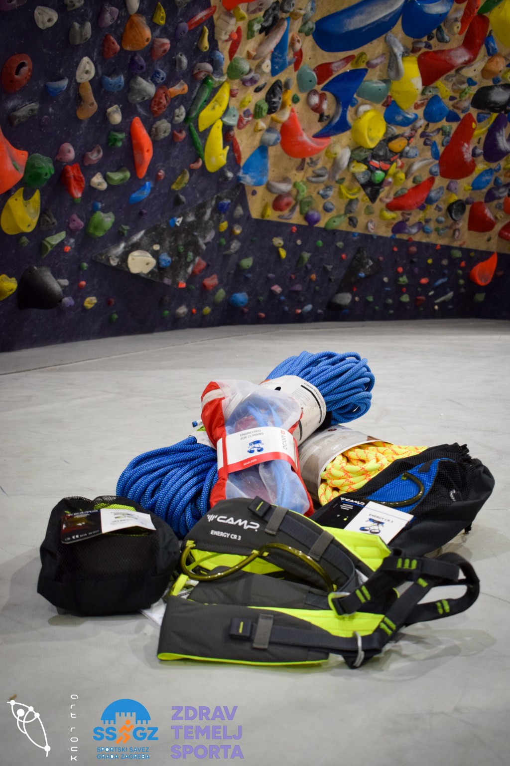 Nova užad i pojasevi za mlade penjače SPK Art rocka [PROJEKT Zdrav temelj sporta&nbsp;2026]